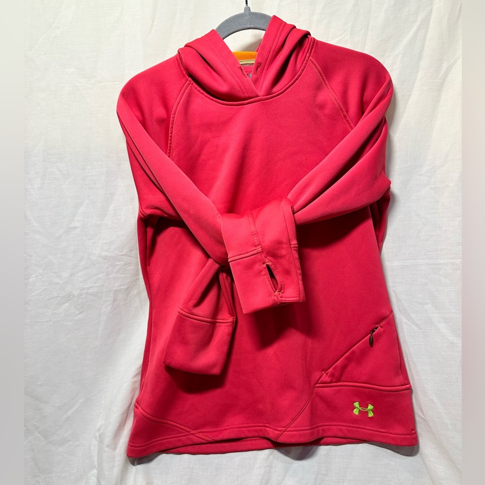 Under Armour Neon Jacket Hoodie Size Medium GUC